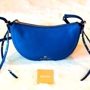 Michael Kors Camden Vintage Blue Crossbody
